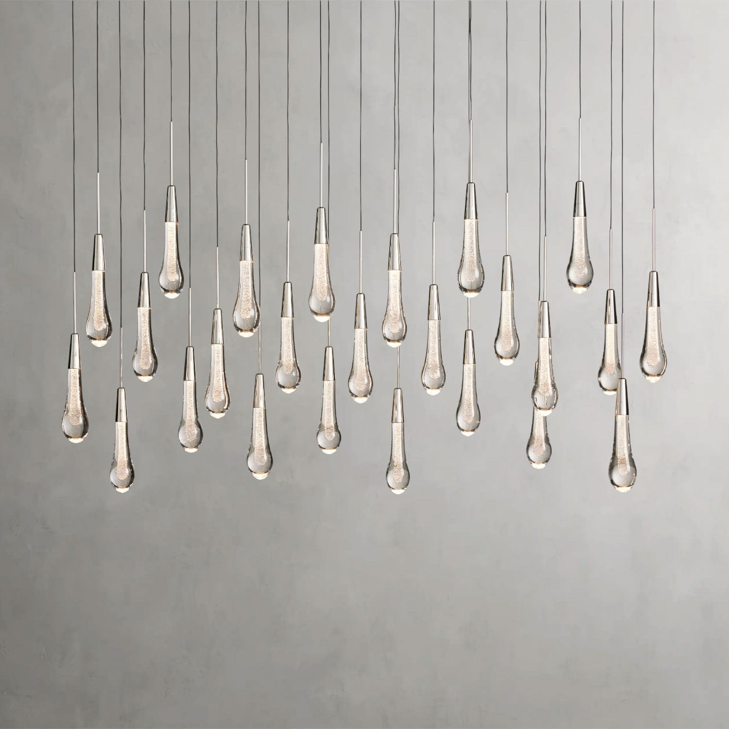 Soltaire Linear Chandelier 37", 50", 60", 70"